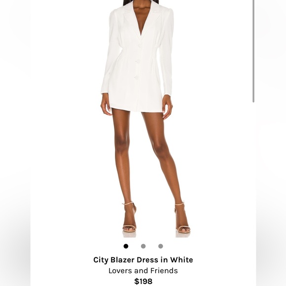 Lovers and friends city blazer dress in white - Picture 3 of 10